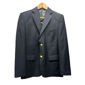 CHAPS Big Boy‎ Classic Blazer Sports Coat • Navy • Size 18R • Preppy Uniform